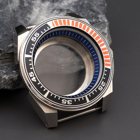 Silver NH35 NH36 Samurai Case Set-3.0 Crown (Caseback Included)