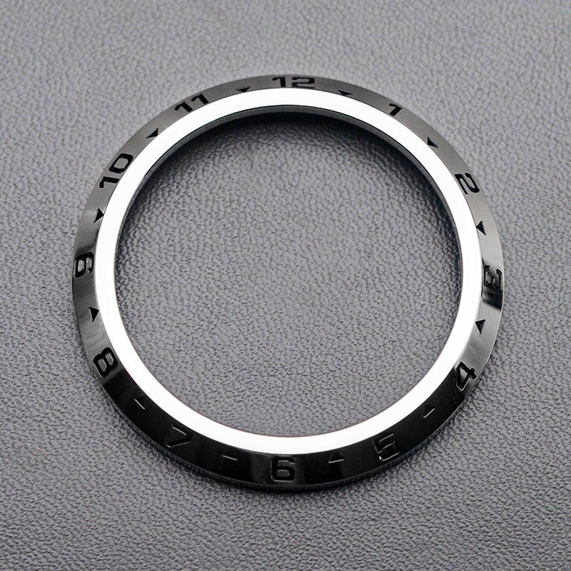 SKX007/SRPD Black Steel Bezel