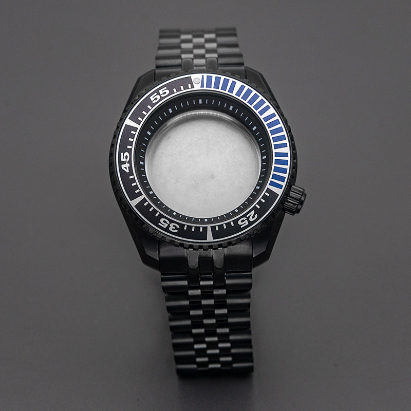 PROSPEX Black Watch Case with Black Steel Bracelet