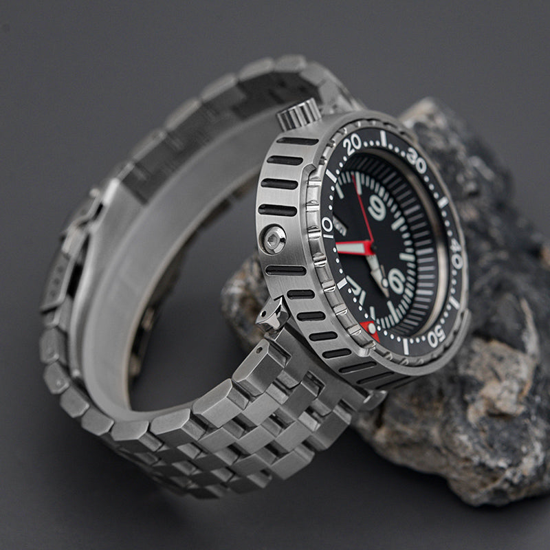 Silver Tuna Canned Case Mechanical Watches for Men