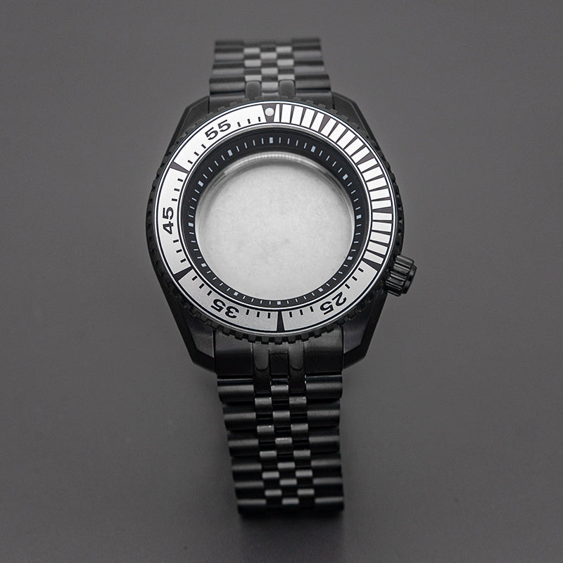 PROSPEX Black Watch Case with Black Steel Bracelet