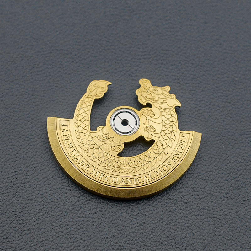 Dragonscale Rotor Disc Gold Dragon Rotor for NH35 NH36 Movement – KARAJAN