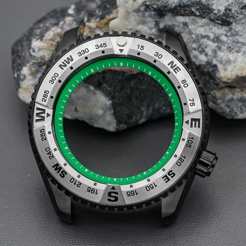 PROSPEX Black Watch Case Set with LX SNR025 Green Insert