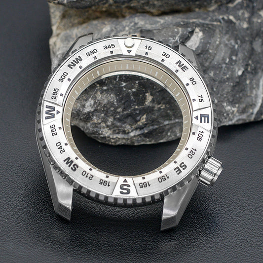 NEW PROSPEX Silver Watch Case with Grey Chapter Ring