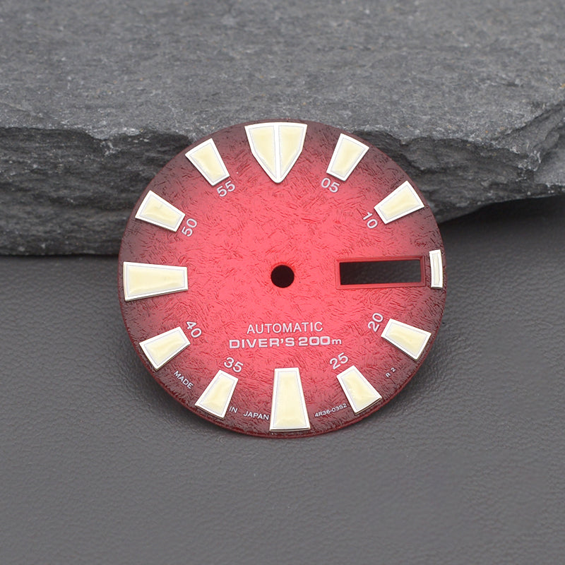 DIA-1067 Large indicator NH36 dial With Lume Available in multiple colors