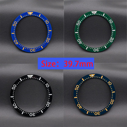 39.7*31.5mm Ceramic Blue Bezel Insert