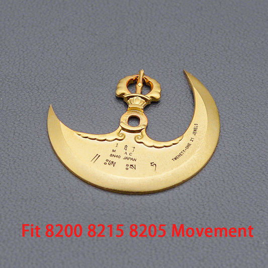 Gold Ship Anchor Oscillating Weight Hammer Rotor for Miyota Movement