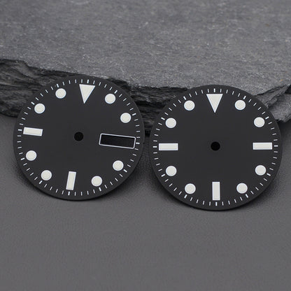 DIA-1069 Simple black dial for NH35 NH36 with Lume