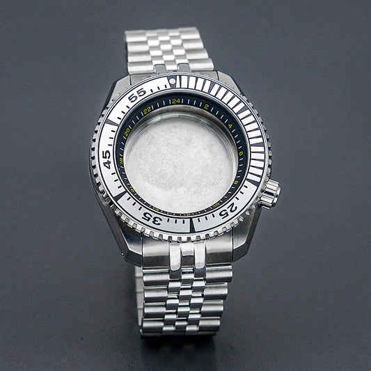 PROSPEX Silver Watch Case with Silver Steel Bracelet