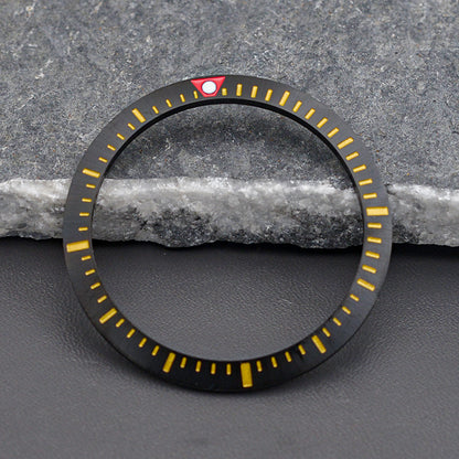 Black Gold Samurai Stainless Steel Bezel Insert