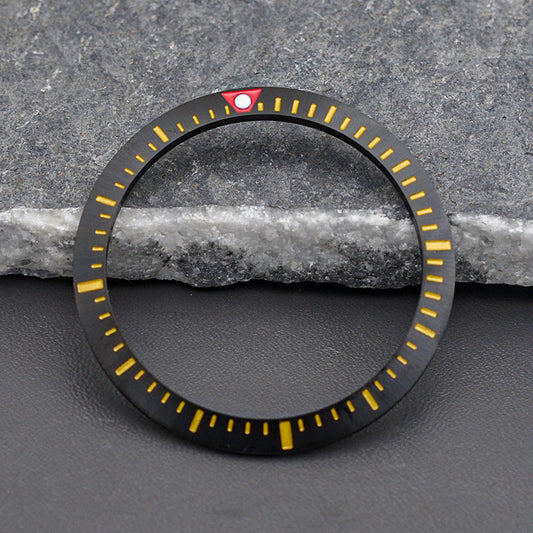 Black Gold Samurai Stainless Steel Bezel Insert