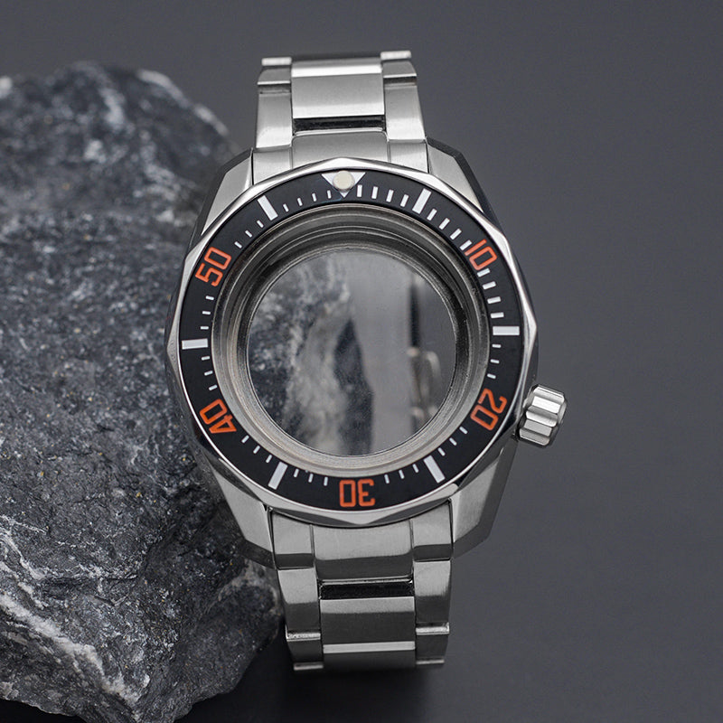 SPB185 SPB187 Silver Watch Case Set with Steel Bracelet