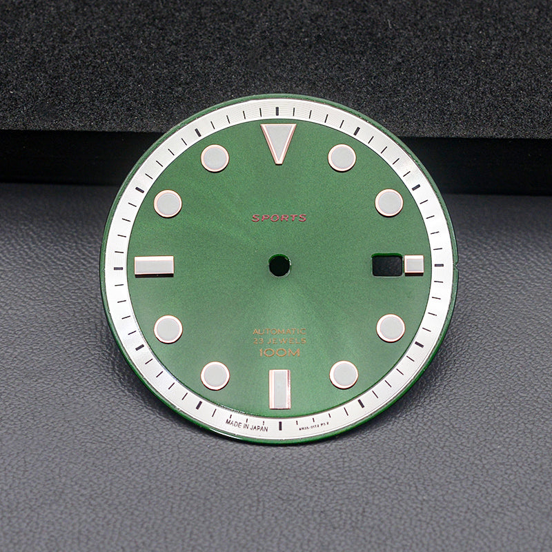 DIA-2035 Vintage Green Style Dial (Date Only)