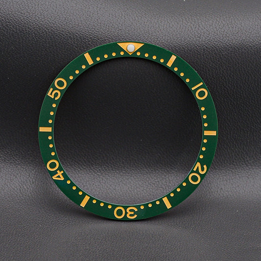 39.3*32.5mm Ceramic Green Gold Bezel Insert