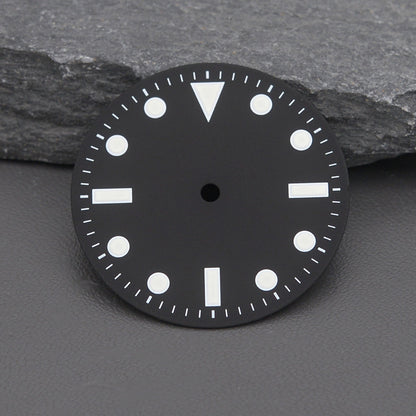 DIA-1069 Simple black dial for NH35 NH36 with Lume