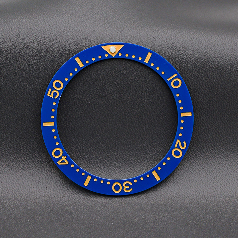 39.7*31.5mm Ceramic Blue Gold Bezel Insert