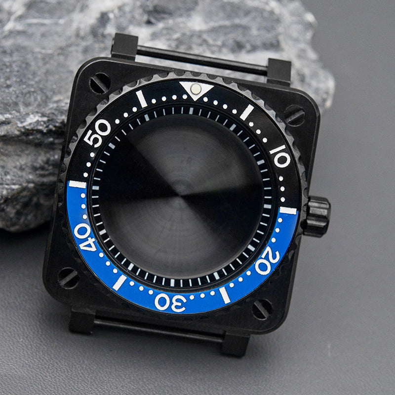 Black Case with Slim Bezel Watch Case Set