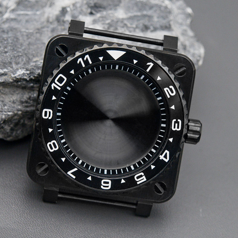 Black Case with Slim Bezel Watch Case Set