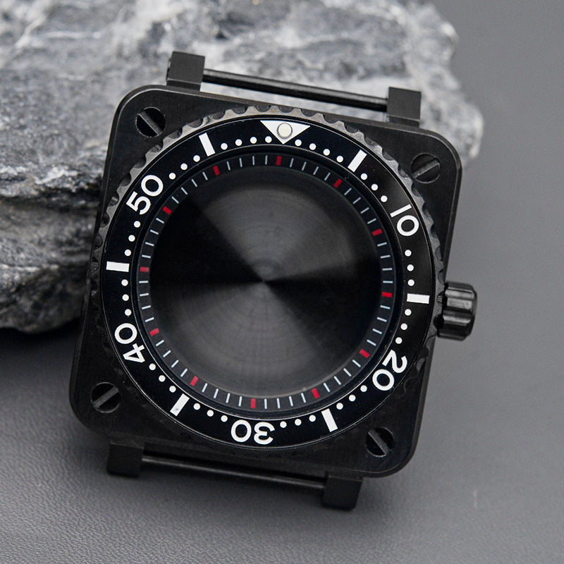 Black Case with Slim Bezel Watch Case Set