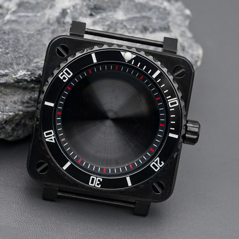 Black Case with Slim Bezel Watch Case Set