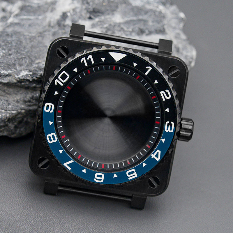 Black Case with Slim Bezel Watch Case Set