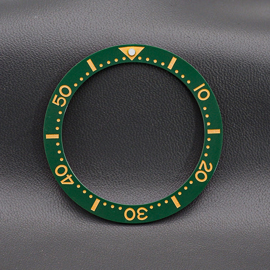 39.7*31.5mm Ceramic Green Gold Bezel Insert