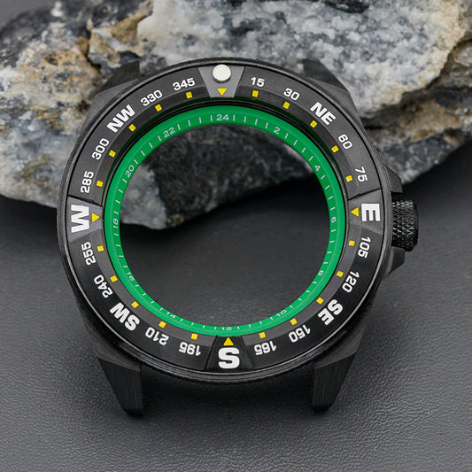 Black Green Samurai Case Set-3.0 Crown (Caseback Included)