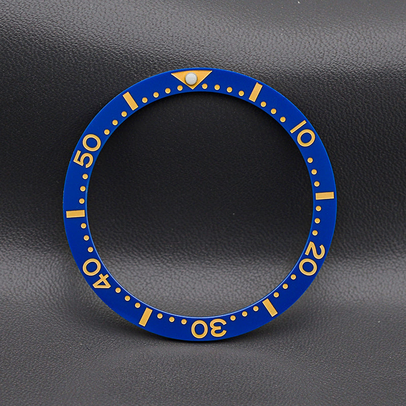 39.3*32.5mm Ceramic Blue Gold Bezel Insert