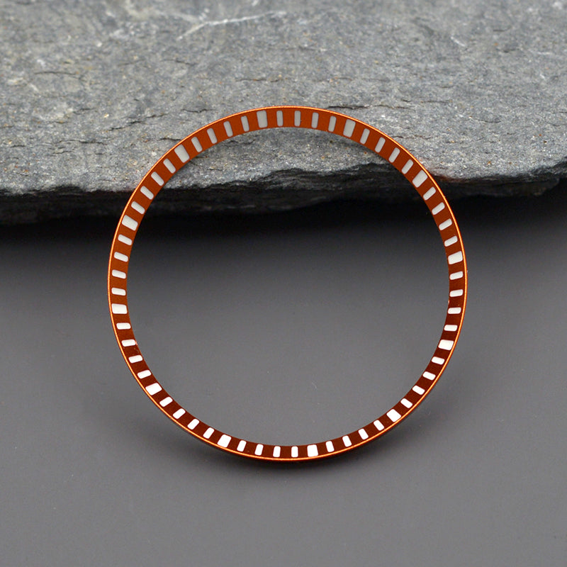 30.5mm Orange Copper Chapter Ring with Luminous