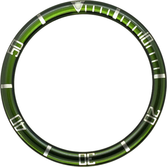 SKX007/SRPD 38*31.5mm Resin Bezel insert: Green Sub Style