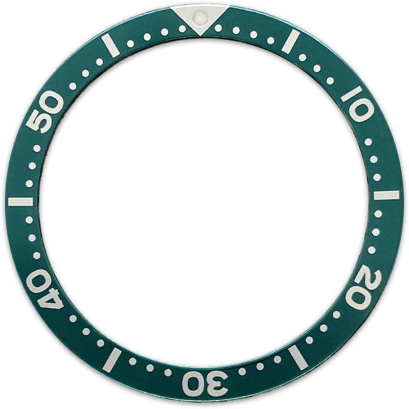 SKX007/SRPD 38*31.5mm Aluminium Bezel insert: Green SKX Style