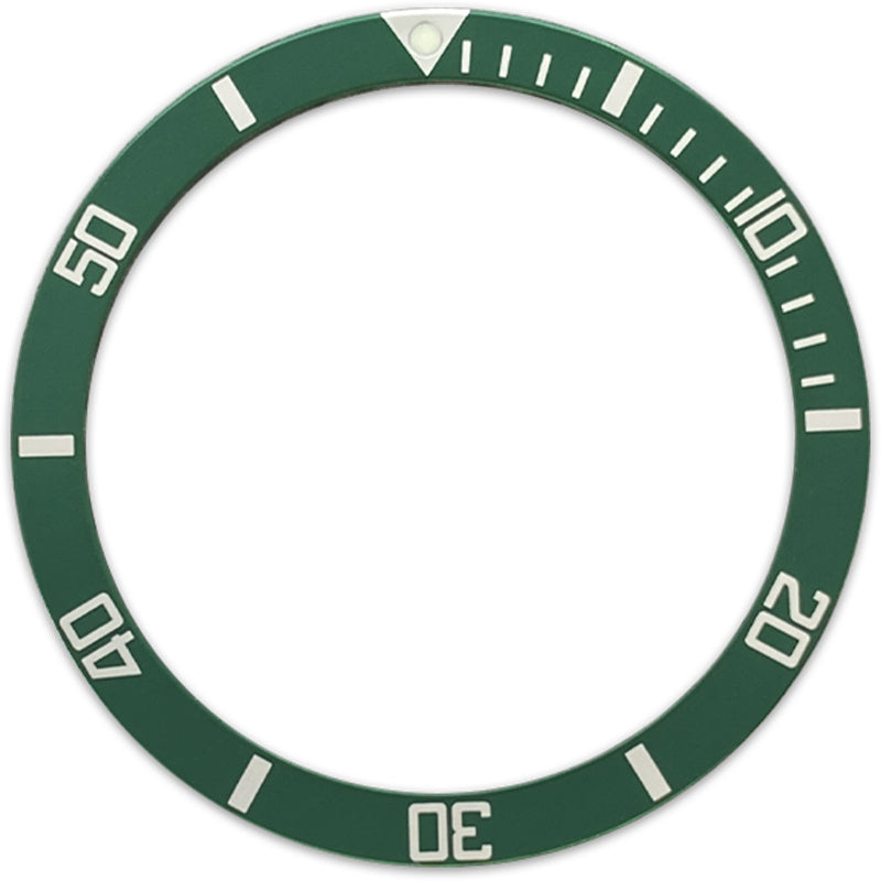 SKX007/SRPD 38*31.5mm Aluminium Bezel insert: Green Sub