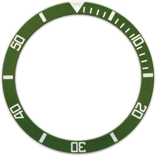 SKX007/SRPD 38*31.5mm Aluminium Bezel insert: Dark Green Sub