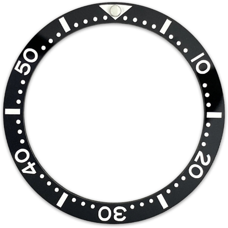 SKX013 33.7*27.5mm Ceramic Bezel insert: Black SKX Style