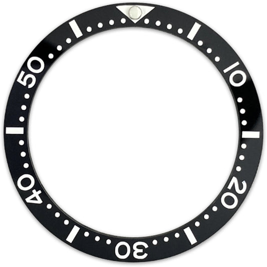 SKX013 33.7*27.5mm Ceramic Bezel insert: Black SKX Style