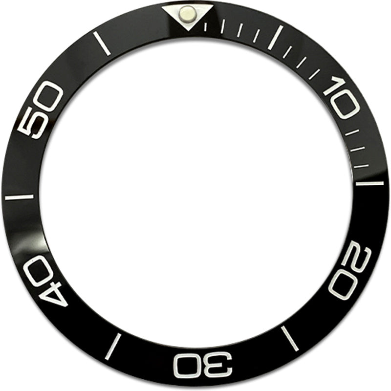 SKX007/SRPD 38*30.7mm Ceramic Bezel insert: Black Sub