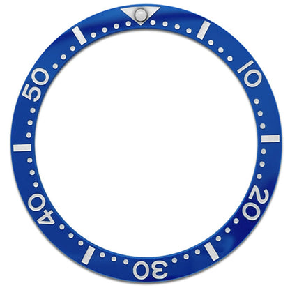 SKX007/SRPD 38*31.5mm Ceramic Bezel insert: Blue SKX Style