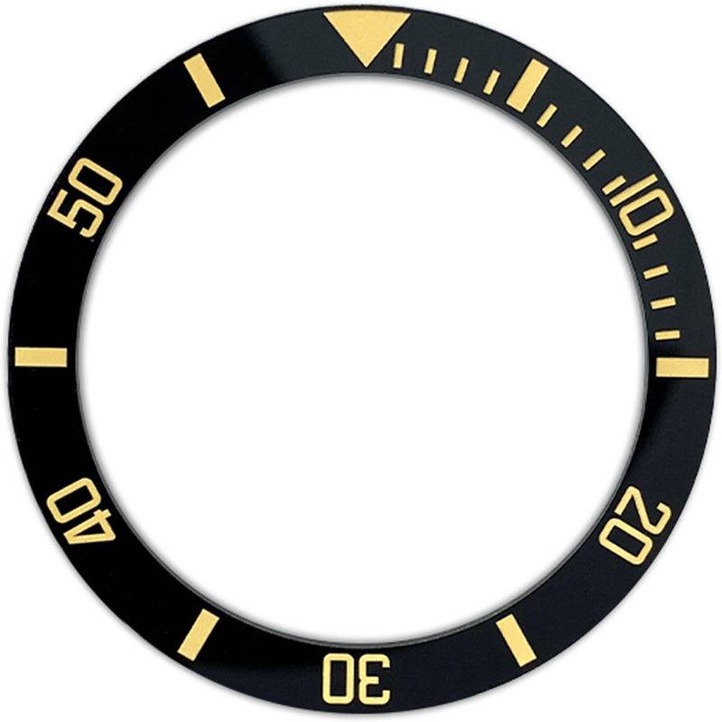 SPB185 38*30.7mm Ceramic Bezel insert: Black Sub