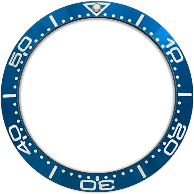 SKX007/SRPD 38*30.7mm Aluminium Bezel insert: Blue SMP