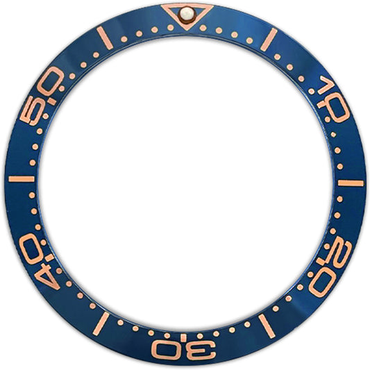 SKX007/SRPD 38*30.7mm Aluminium Bezel insert: Navy Blue SMP