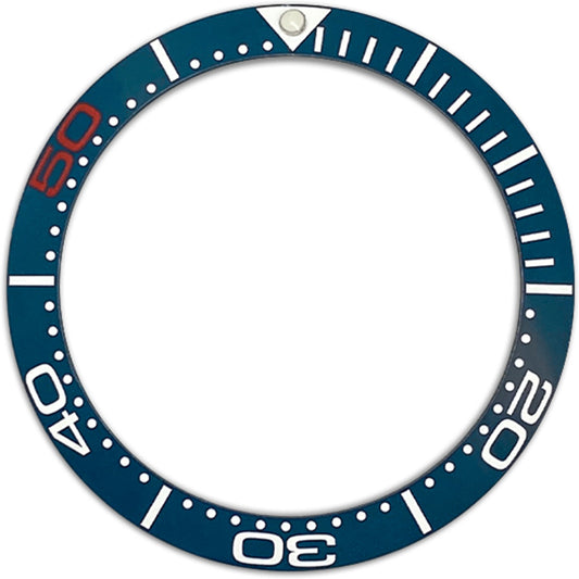 SKX007/SRPD 38*30.7mm Ceramic Bezel insert: Blue PO