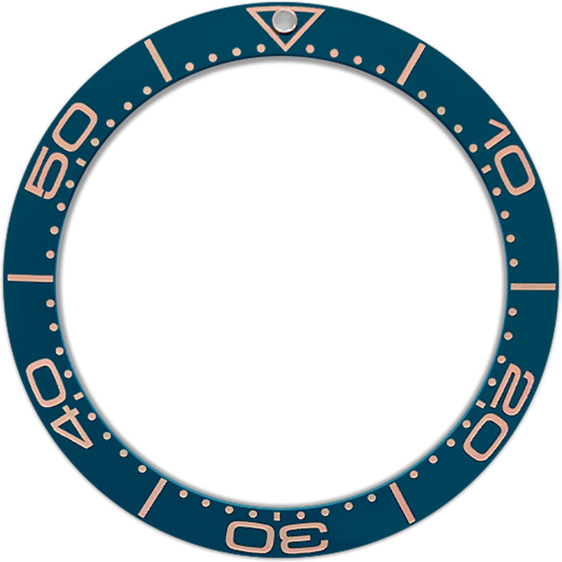 SKX007/SRPD 38*30.7mm Ceramic Bezel insert: Blue SMP