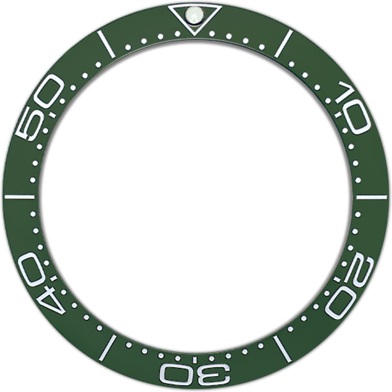 SKX007/SRPD 38*30.7mm Ceramic Bezel insert: Green SMP