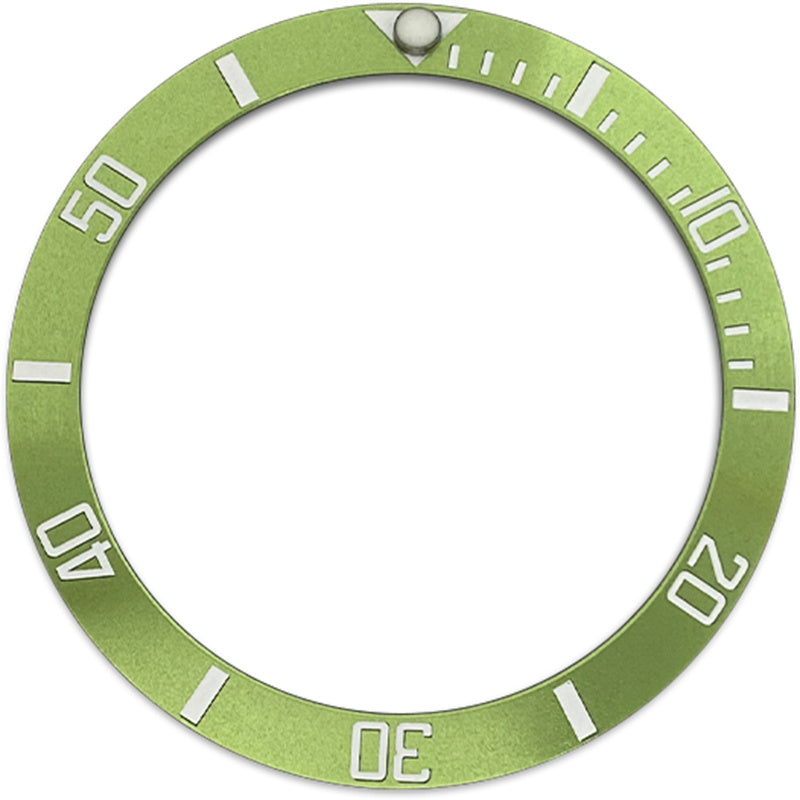 SKX007/SRPD 38*30.7mm Aluminium Bezel insert: Green Sub