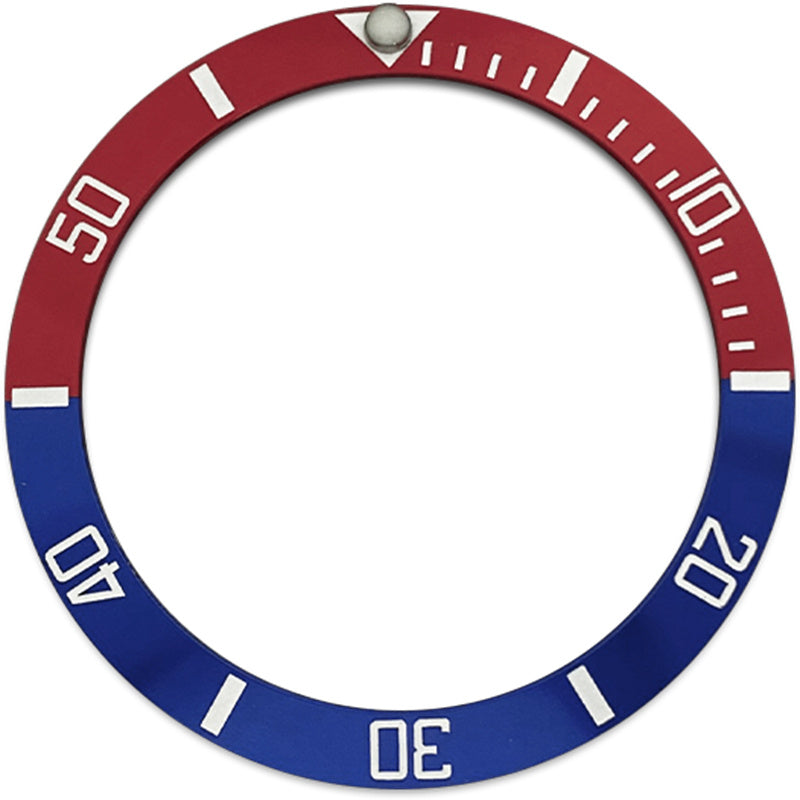 SKX007/SRPD 38*30.7mm Aluminium Bezel insert: Pepsi Sub