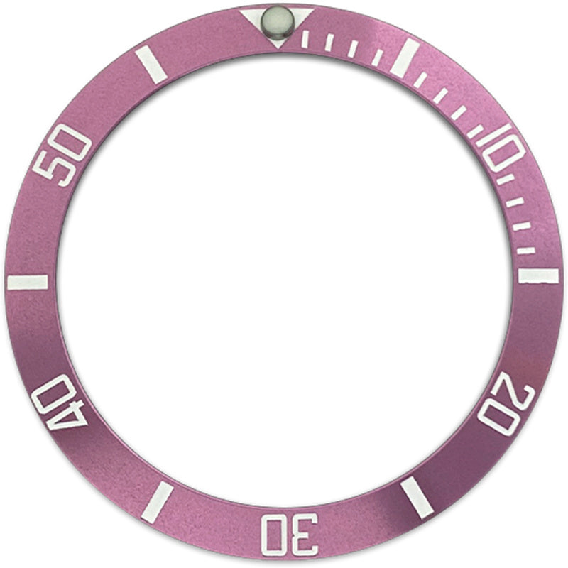 SKX007/SRPD 38*30.7mm Aluminium Bezel insert: Pink Sub