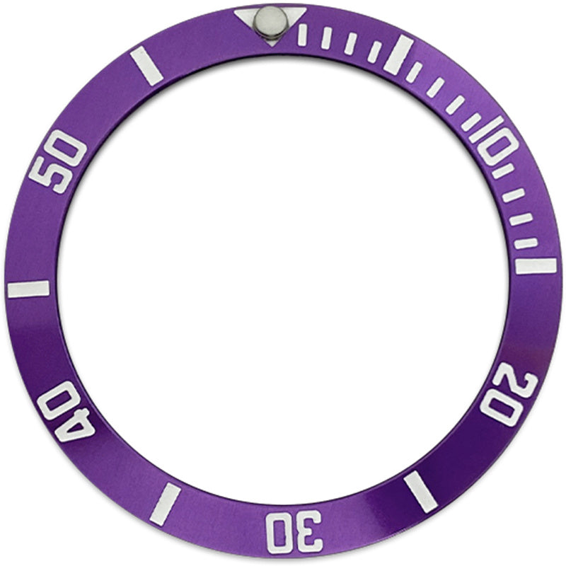 SKX007/SRPD 38*30.7mm Aluminium Bezel insert: Purple Sub