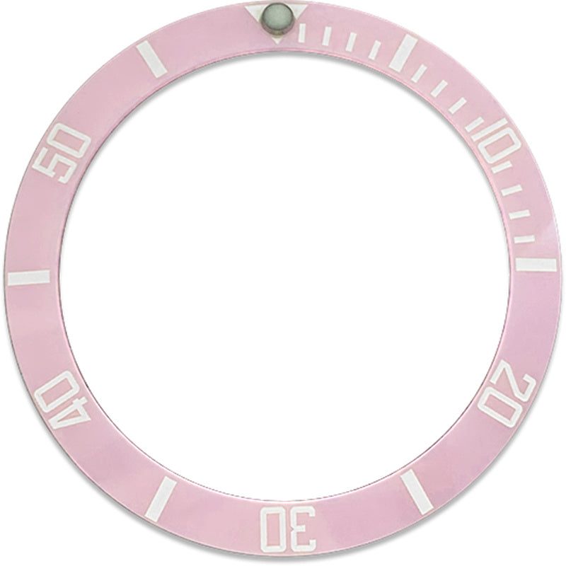 SKX007/SRPD 38*30.7mm Ceramic Bezel insert: Pink Sub