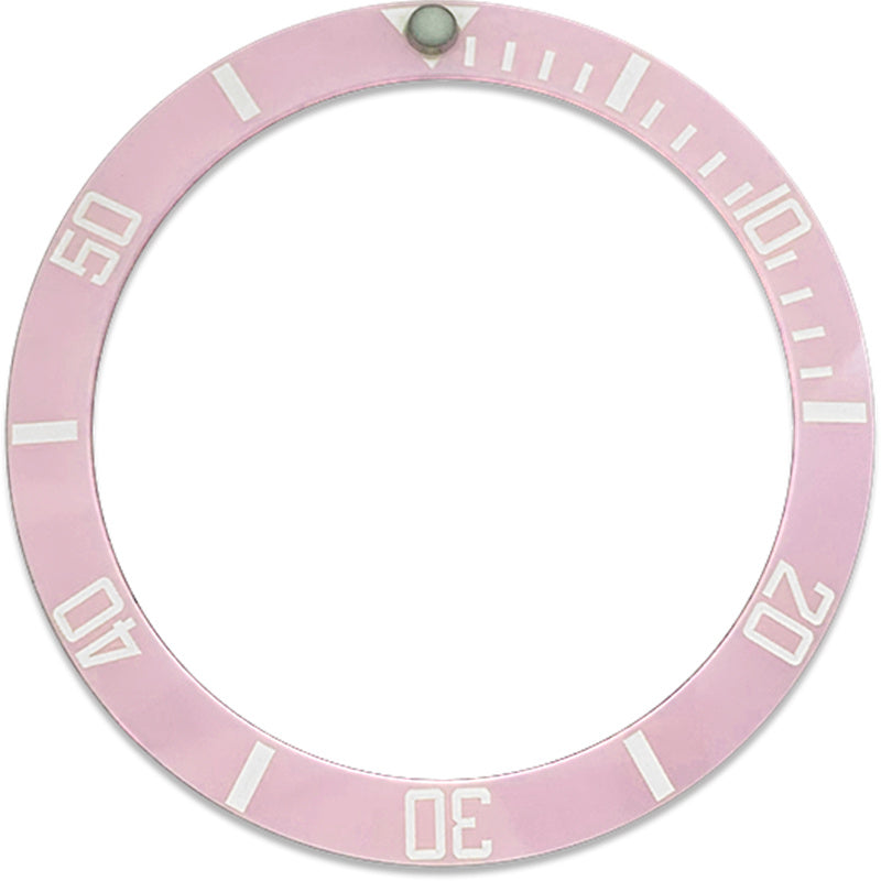 SKX007/SRPD 38*30.7mm Ceramic Bezel insert: Pink Sub