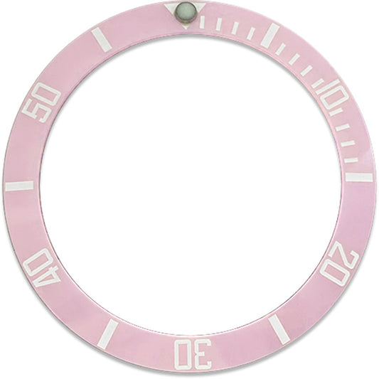 SKX007/SRPD 38*30.7mm Ceramic Bezel insert: Pink Sub